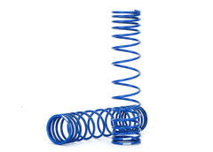 Traxxas Spring, Shock, Front (blue) (GTR) (progressive, 0.833 rate, white stripe) (2) (8444A)