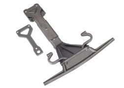 Traxxas Skidplate, Front (plastic)/ Support Plate (steel) (8537)