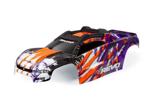 Traxxas Body, E-Revo, Purple/ Window, Grille, Lights Decal Sheet (8611T) TRAXXAS