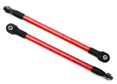 Traxxas Push Rods, Aluminum (red-anodized) (2) (assembled with rod ends) (8618R)