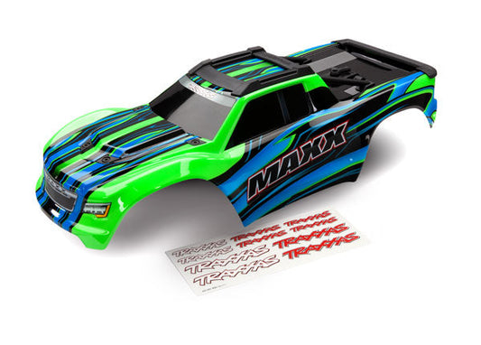 Traxxas Body, Maxx®, Green (painted)/ Decal Sheet (8911G) TRAXXAS