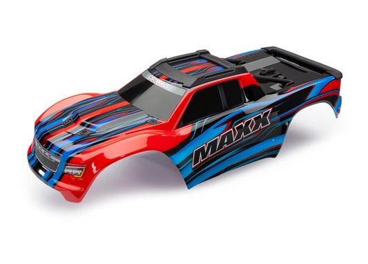 Traxxas Body, Maxx®, Red-X (painted)/ Decal Sheet (8911P)