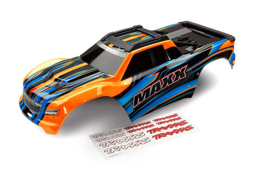 Traxxas Body, Maxx, Orange (painted)/ Decal Sheet (8911T) TRAXXAS