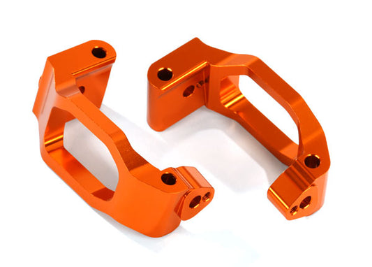 Traxxas Maxx Aluminum Caster Blocks (Orange) (8932A)