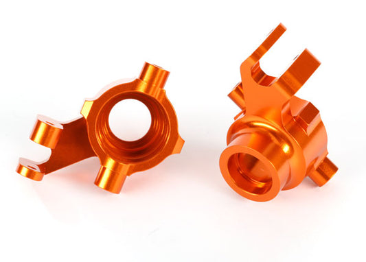 Traxxas Maxx Aluminum Steering Blocks (Orange) (8937A)