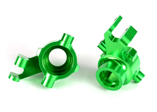 Traxxas Maxx Aluminum Steering Blocks (Green) (8937G)