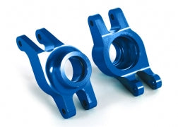 Traxxas Carriers, Stub Axle (blue-anodized 6061-T6 aluminum) (rear) (2) (8952X)