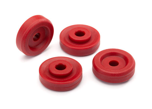 Traxxas Wheel Washers, Red (4) (8957R)
