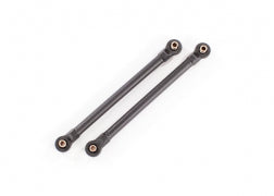 Traxxas Toe links, 119.8mm (108.6mm center to center) (black) (2) (for use with #8995 WideMaxx® suspension kit) (8997)