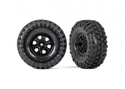 Traxxas Tires and wheels, assembled, glued (TRX-4® Bronco 1.9" wheels, Canyon Trail 4.6x1.9" tires) (2) (9272)