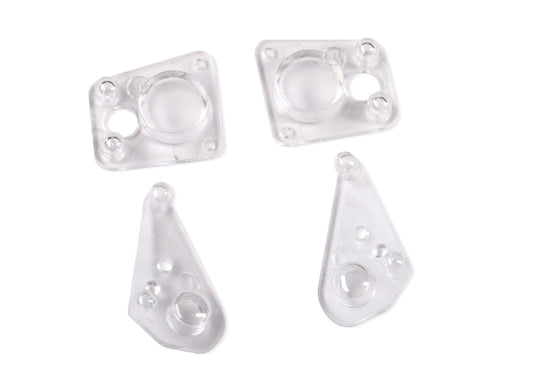 Traxxas LED lenses, headlight (2), tail light (2) (fits #9712 body) (9719) TRAXXAS