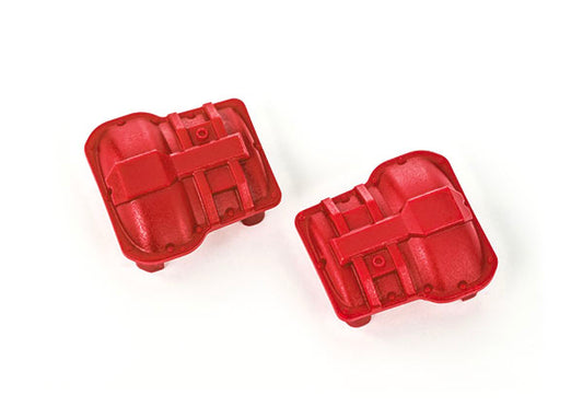 Traxxas  Axle cover, front or rear (red) (2) (97385-RED)