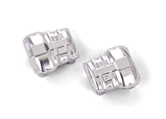 Traxxas Axle cover, front or rear (satin chrome) (2) (9738-SATIN) TRAXXAS
