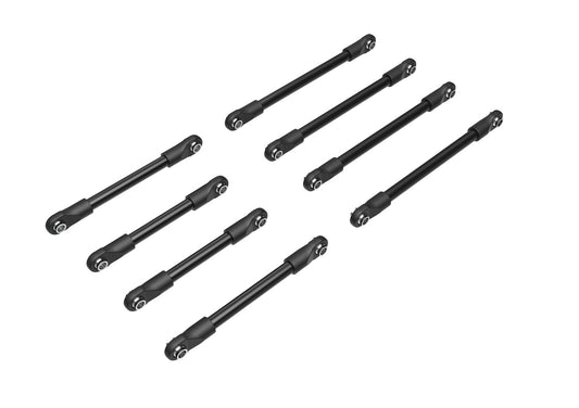 Traxxas: Suspension link set, steel (includes 4x53mm front lower links (2), 4x46mm front upper links (2), 4x68mm rear lower or upper links (4)) (9749)