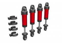 Traxxas Shocks, GTM, 6061-T6 aluminum (red-anodized) (fully assembled w/o springs) (4) (9764-RED) TRAXXAS