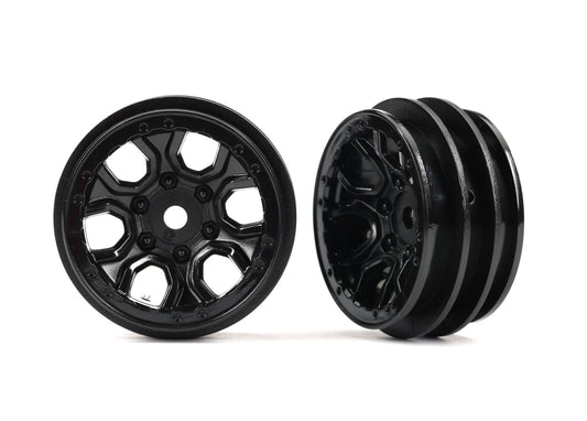 Traxxas Wheels, 1.0" (black) (2) (9770)