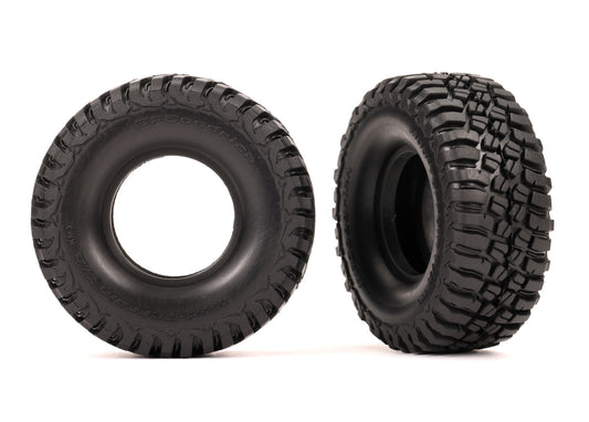 Traxxas Tires, BFGoodrich® Mud-Terrain™ T/A® KM3 2.2x1.0" (2) (9771)