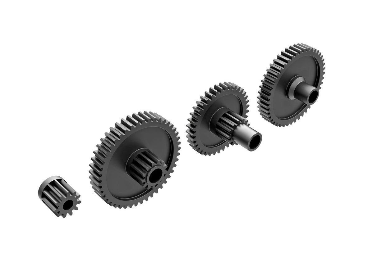 Traxxas Gear set, transmission, low range (crawl) (40.3:1 reduction ratio)/ pinion gear, 11-tooth (9776R)