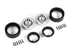 Traxxas Wheels, 1.0", Method Race Wheels® 105 Beadlock (satin chrome, beadlock) (2) (9781-SATIN)