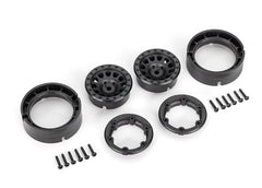 Traxxas Wheels, 1.0", Method Race Wheels® 105 Beadlock (satin chrome, beadlock) (2) (9781)