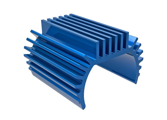 Traxxas Heat sink, Titan® 87T motor (6061-T6 aluminum, blue-anodized) (9793-BLUE)