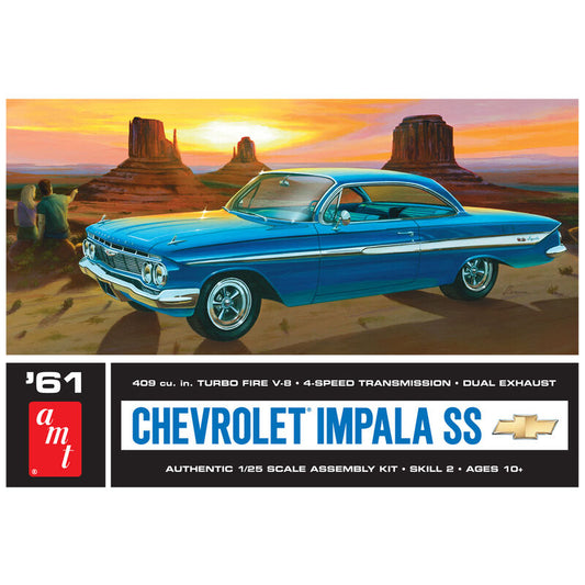 AMT 1/25, 1961 Chevy Impala SS, Model Kit (AMT1013) Horizon Hobby