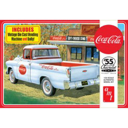 AMT 1/25, 1955 Chevy Cameo Pickup Coca-Cola, Model Kit (AMT1094) Horizon Hobby