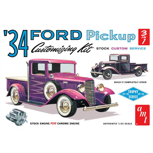 AMT 1/25 1934 Ford Pickup Model Kit (AMT1120) Horizon Hobby