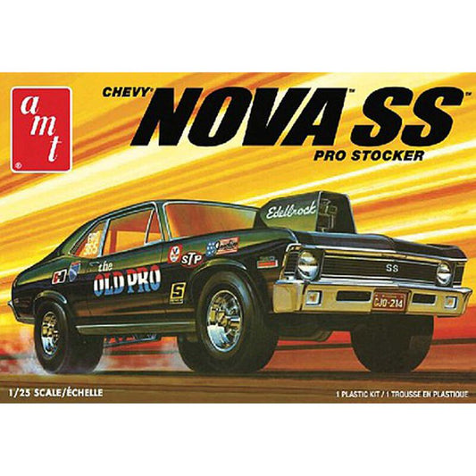 AMT 1/25 1972 Chevy Nova SS Old Pro, Model Kit (AMT1142M) Horizon Hobby