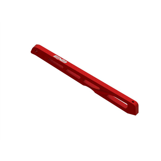 ARRMA Rear Center Aluminum Chassis Brace, 140mm Red: EXB (ARA320567)