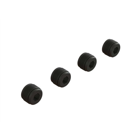 ARRMA Hub Nut, Black (4) (ARA330582)