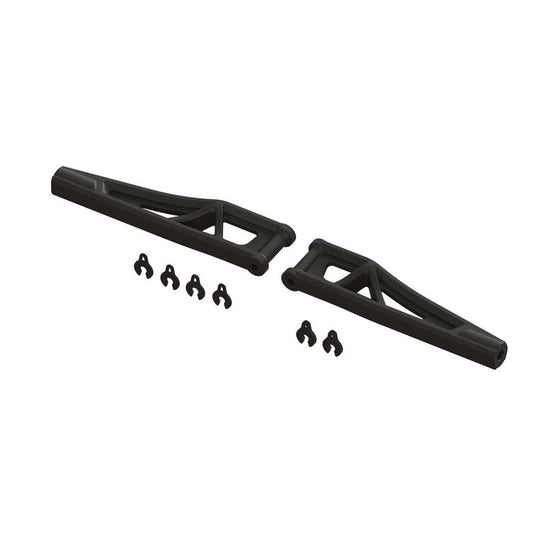 ARRMA Front Upper Suspension Arms, 120mm (1 Pair): EXB (ARA330655)