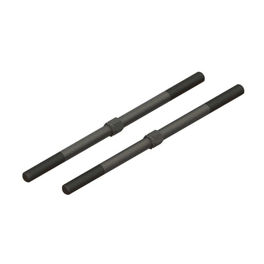Arrma Steel Turnbuckle M6x130mm (Black) (2) (ARA340156)
