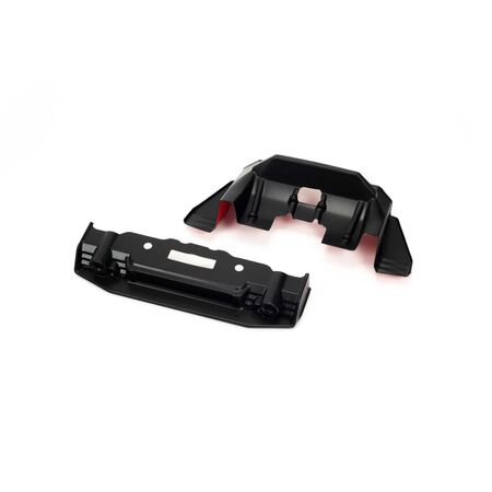 ARRMA 1/7 Painted Splitter And Diffuser, Black and Red: FELONY 6S BLX (ARA410008)