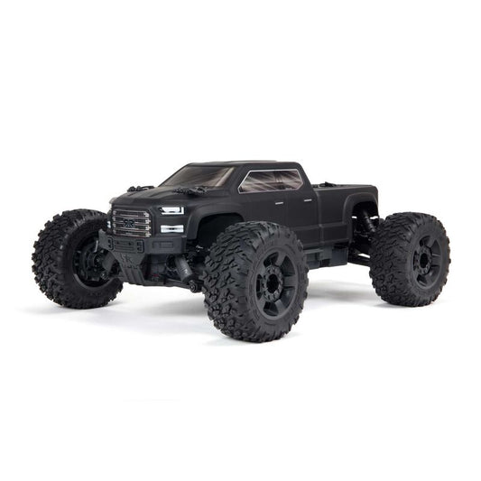 Arrma 1/10 Bigrock 4X4 V3 3S BLX Brushless Monster Truck RTR, Black (ARA4312V3)