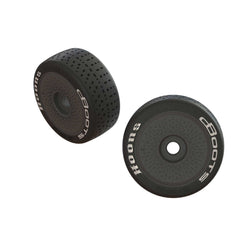 ARRMA dBoots Hoons 42/100 2.9 Pre-Mounted Belted Tires, White, 17mm Hex, Speed (2) (ARA550063)