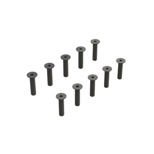 ARRMA Flat Head Hex Machine Screw, M3.5x16mm (10) (ARA703016)