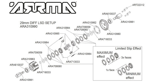 ARRMA Shim 6.2x11.9x0.2mm (8) (ARA709060)