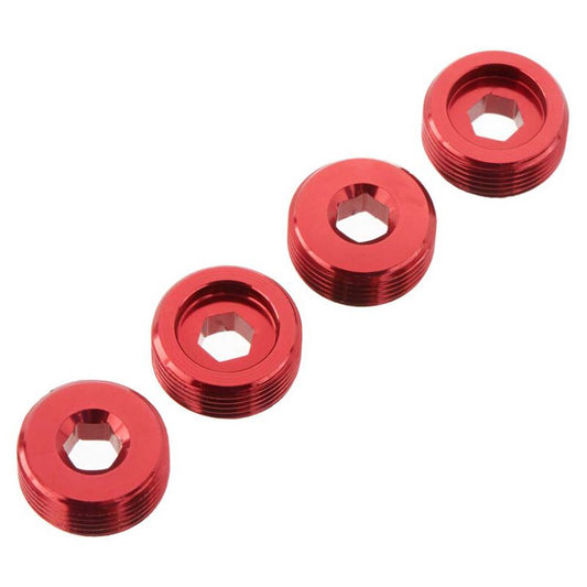 ARRMA (AR330196) Nut Front Hub Aluminum Red (4) (ARAC9920)