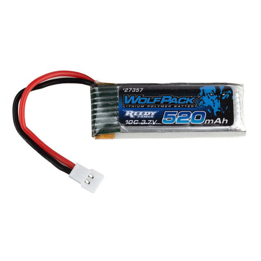 Team Associated WolfPack 3.7V 520mAh 1S 10C LiPo Battery (ASC27357)