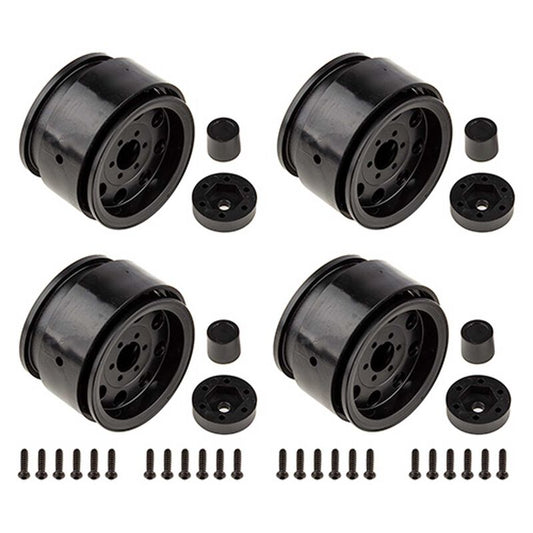Team Associated The Ocho 1.90" Wheels, Black (2): Enduro (ASC42109) Horizon Hobby