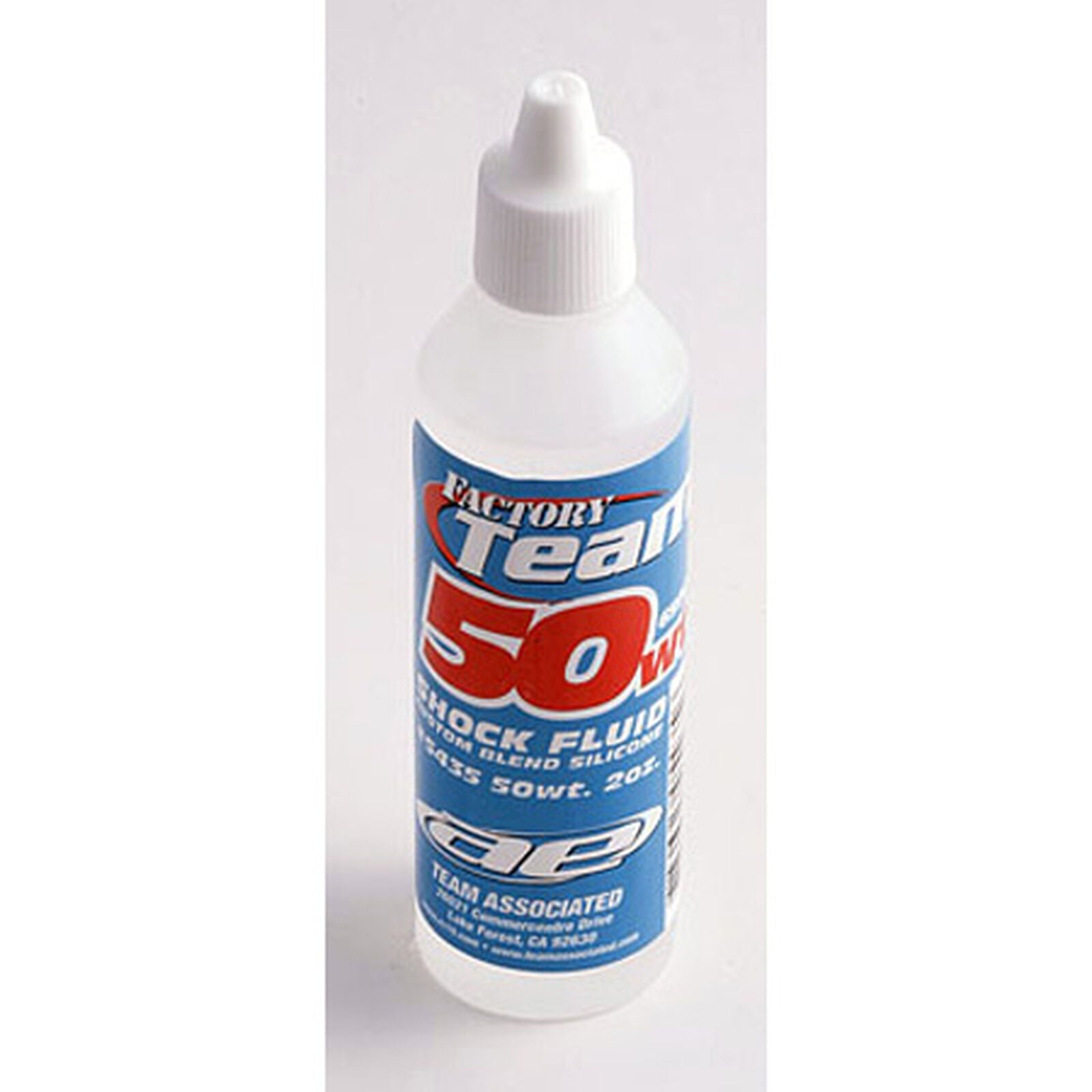 Team Associated Factory Team Silicone Shock Fluid, 50Wt (640 cSt) 2oz (ASC5435) Horizon Hobby