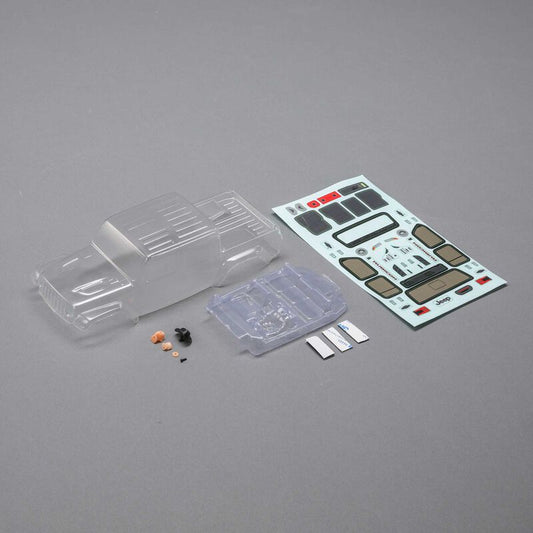 Axial Body Set, Clear: SCX24 Jeep JT Gladiator (AXI200005)