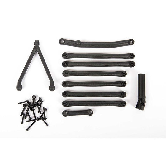 Axial Suspension Links Long Wheel Base, 133.7mm: SCX24 (AXI204000)