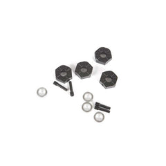 Axial 12mm Hex Screw Shaft & Spacer (4): Capra 1.9 UTB (AXI232018)