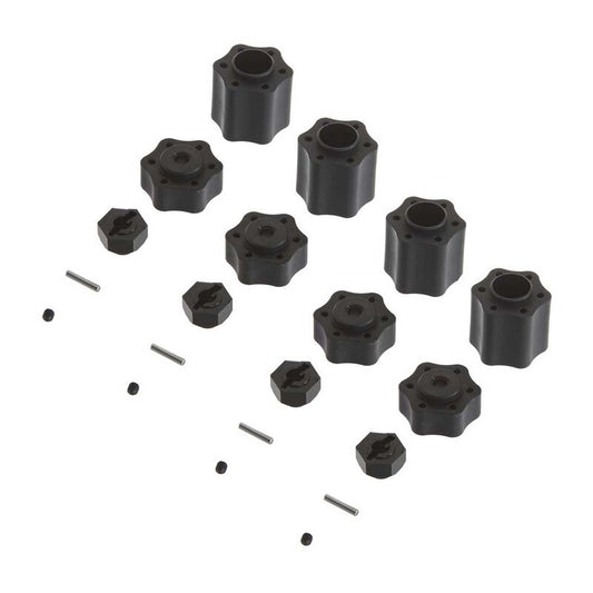 Axial (AX31074) Hex Hub Conv Set (12mm)(4pcs) 9026/Wraith (AXIC8027)