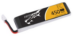 Tattu 450mAh 3.8V High Voltage 95C 1S1P Lipo Battery Pack w/JST-PHR Plug for Tiny Hawk - Long Pack