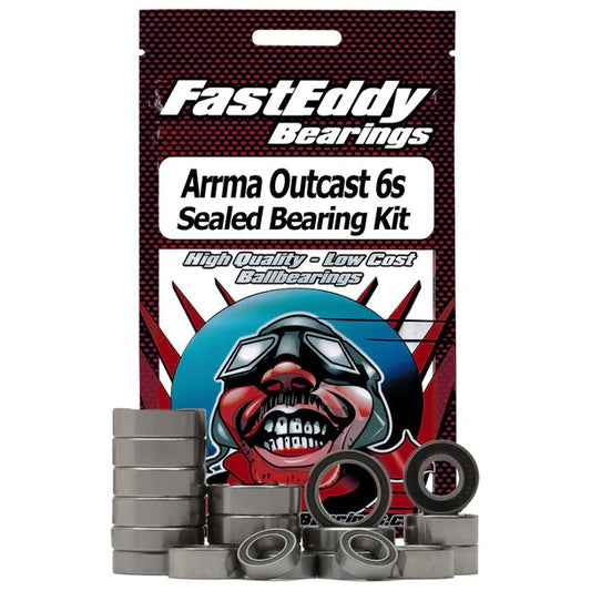 Fast Eddy ARRMA Outcast 6S Sealed Bearing Kit (TFE4495)