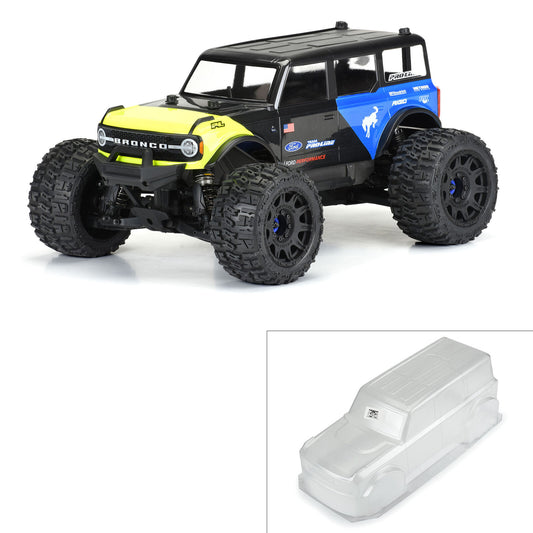 Pro-Line 1/8 2021 Ford Bronco Clear Body: MAXX, E-REVO 2.0 (PRO359400)