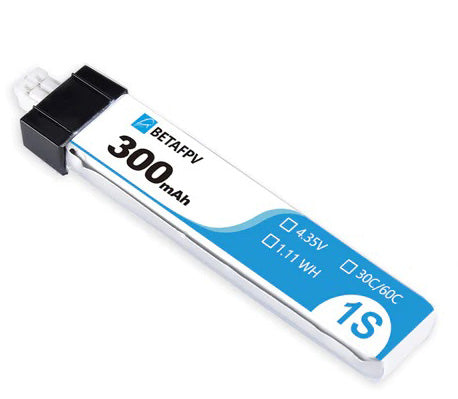 Iron Quad 300 mAh, 1S 30C HV Battery Iron Quad